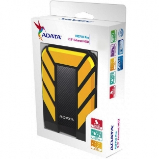 Внешний HDD 2.5' ADATA HD710P, 1TB, USB 3.2 Gen 1 Type-A, 5400 rpm, желтый