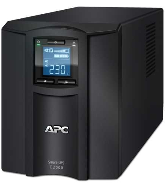 Источник бесперебойного питания APC Smart-UPS C SMC2000I/2000ВА/1300Вт/1 х IEC 320 C19 (компьютерная), 6 х IEC 320 C13 (компьютерная)