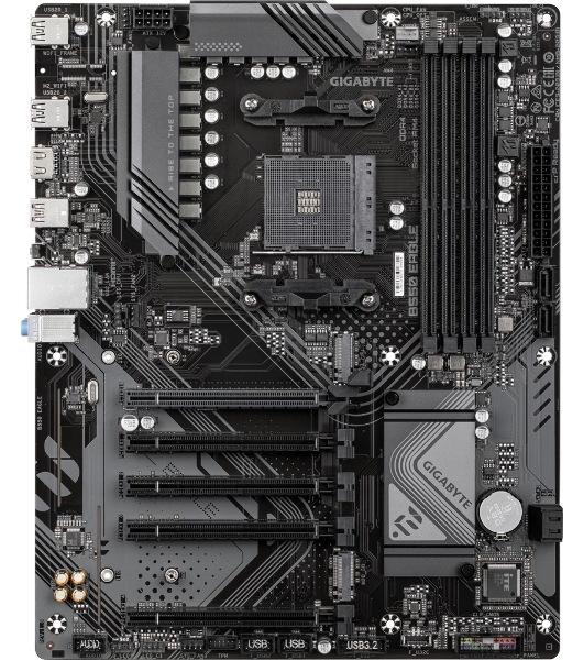Материнская плата Gigabyte B550 EAGLE, AM4, AMD B550, 4xDDR4, 4xSATA, 2xM.2, 1xPCIe 4.0 x16, 4xPCIe 3.0 x16, 1xHDMI, 1x 1Gb LAN, 1xUSB-C 3.2 Gen 1, 1xUSB-A 3.2 Gen 2, 2xUSB-A 3.2 Gen 1, 4xUSB-A 2.0, 3x3.5 мм, 7.1, ATX