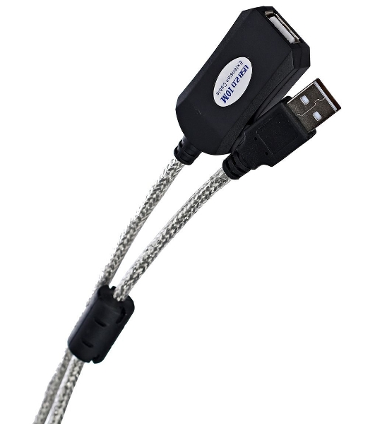 Кабель AM/AF USB2.0 10м AOpen удлинитель активный(с усилителем) USB2.0-repeater, ACU823-10M