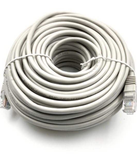 Патч-корд Buro UTP-5E-30M-G-LSZH серый UTP cat.5e RJ-45 (m)-RJ-45 (m) 30м