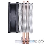 Кулер для процессора DEEPCOOL ICE EDGE MINI FS V2.0 синий, 80 мм, алюминий/медь, 2200 об/мин, 24.7 дБ, 3 pin, 100 Вт, 112 мм, фото5