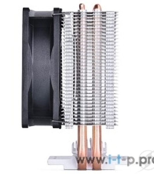 Кулер для процессора DEEPCOOL ICE EDGE MINI FS V2.0 синий, 80 мм, алюминий/медь, 2200 об/мин, 24.7 дБ, 3 pin, 100 Вт, 112 мм