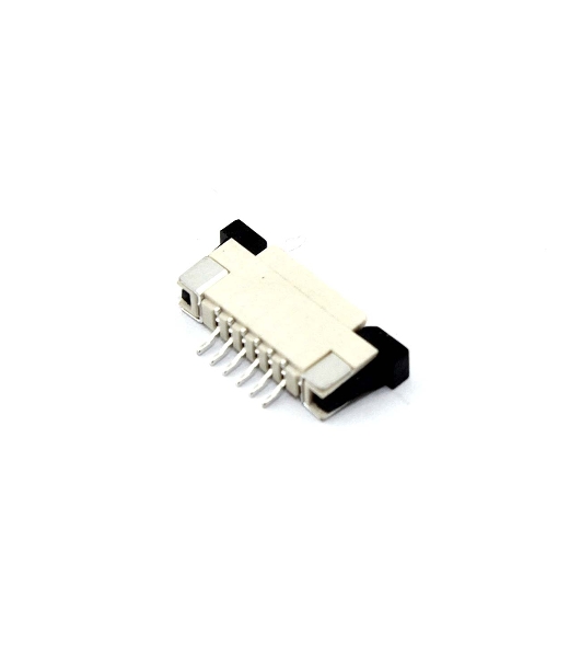 Разъем FPC Half Coverage Top Contact 1.0K-BS-6PWB 6 pin высота 2мм шаг 1мм