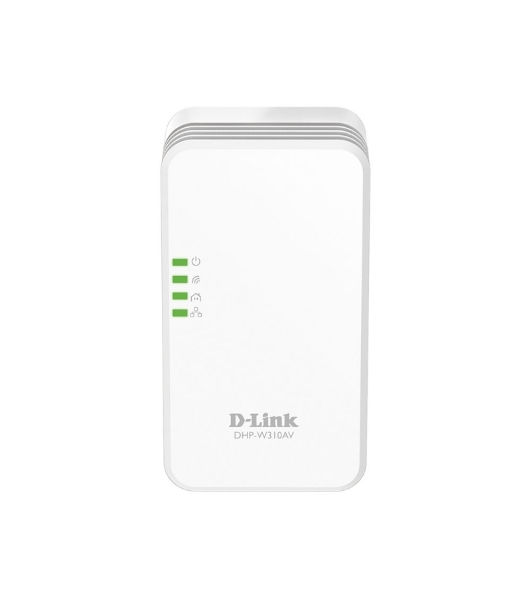 Беспроводной PowerLine-адаптер D-Link DHP-W310AV N300 с поддержкой HomePlug AV