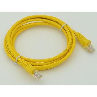 Коммутационный шнур Патч-корд литой 'Telecom' UTP cat.5е 2м желтый 6242755317550