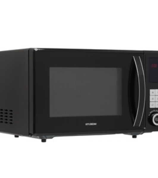 Микроволновая печь Hyundai HYM-D3010 черный, 23 л, 800 Вт, переключатели - кнопки, поворотный механизм