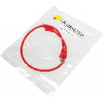 Патч-корд Lanmaster utp LAN-PC45/U5E-0.5-RD вилка RJ-45-вилка RJ-45 кат.5е 0.5м красный LSZH (уп.:1шт), фото 1