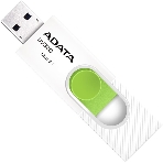 Флешка USB ADATA UV320 (AUV320-256G-RWHGN), 256Gb, USB 3.2 Gen1, R/W 100/30, белый/зеленый, фото 1