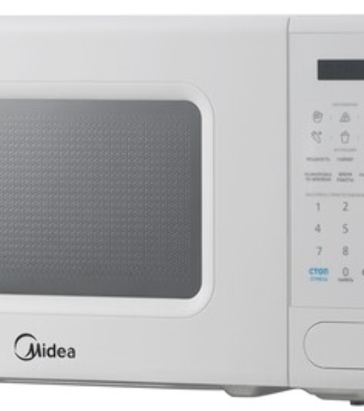 Микроволновая печь Midea EM720C2PR-W белый, 20 л, 700 Вт, переключатели - сенсор
