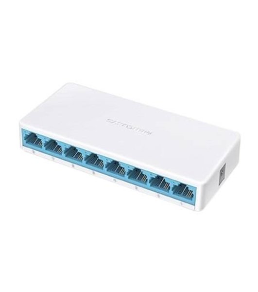 Коммутатор Mercusys MS108, 8 портов Ethernet 100 Мбит/с