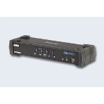 Переключатель KVM ATEN CS1784A-AT-G KVM+Audio+USB 2.0, 1 user USB+DVI => 4 cpu USB+DVI, со шнурами USB 4х1.8м., 2560x1600 60Hz DVI-D Dual Link/2048x, фото2