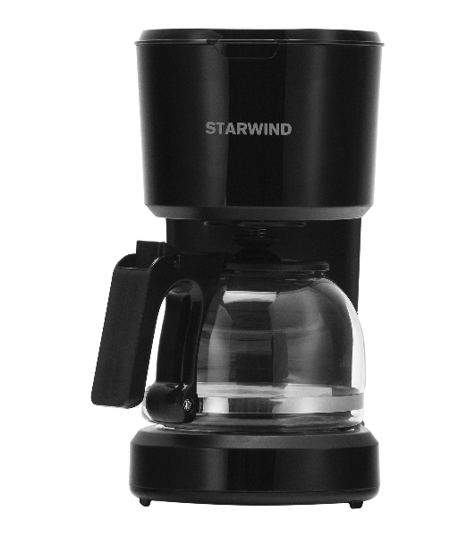 Кофеварка капельная Starwind STD0610 черный, исп. кофе - молотый, 0.6 л, 600 Вт.