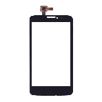 Сенсорное стекло (тачскрин) для Alcatel One Touch Scribe Easy 8000D черное, фото3