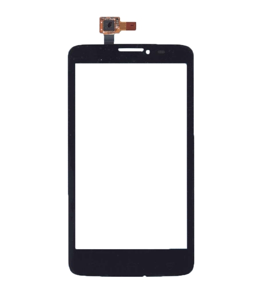 Сенсорное стекло (тачскрин) для Alcatel One Touch Scribe Easy 8000D черное
