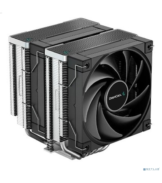 Кулер для процессора DEEPCOOL AK620 черный, 120 мм, алюминий/медь, 1850 об/мин, 28 дБ, 4 pin, 260 Вт, 162 мм