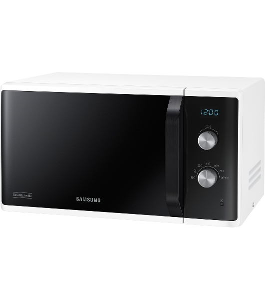 Микроволновая печь Samsung MS23K3614AW белый, 23 л, 800 Вт, переключатели - поворотный механизм