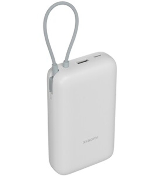 Портативный аккумулятор Xiaomi BHR9738GL 20000mAh QC3.0/PD2.0 22.5W 3A USB-A/USB-C светло-серый