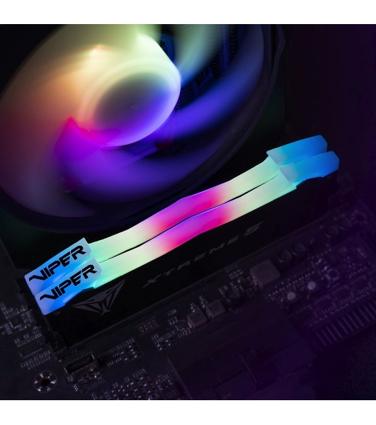 Оперативная память Patriot Viper Xtreme 5, DDR5, 48GB (2x24GB), 8000MHz, CL38, DIMM, с радиаторами, RGB, черный