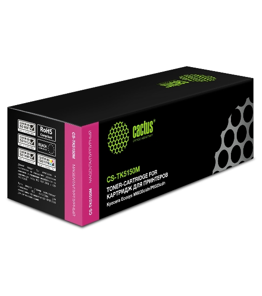 Картридж лазерный Cactus CS-TK5150M пурпурный (10000 стр.) для Kyocera Ecosys M6035cidn/P6035cdn