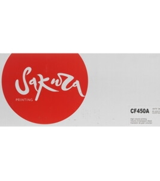 Картридж Sakura CF450A для HP, черный, 1500 к.