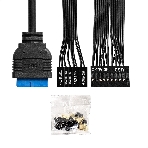 Компьютерный корпус Desktop ExeGate MI-302U-400 (mATX/mini-ITX, TPS400 8см, 1хUSB+1хUSB 3.0, HD аудио, черный), фото3