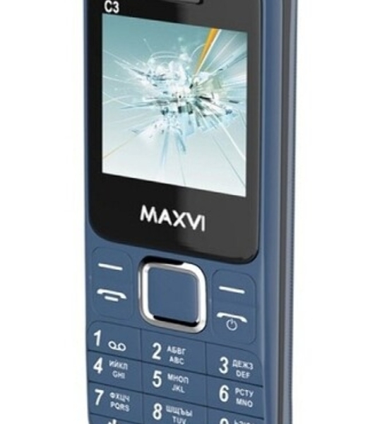 Мобильный телефон Maxvi C3n маренго