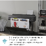 Плоттер струйный HP Designjet T630 (5HB11A/5HB11D), A0, 36', цветной, 914 мм, 2400x1200 dpi, USB, Gigabit Ethernet, WiFi, фото13