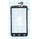 Сенсорное стекло (тачскрин) для Alcatel One Touch Scribe Easy 8000D черное, фото 1