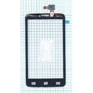 Сенсорное стекло (тачскрин) для Alcatel One Touch Scribe Easy 8000D черное