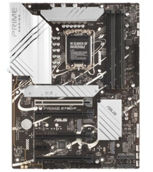 Материнская плата ASUS PRIME Z790-P, LGA 1700, Intel Z790, 4xDDR5, 4xSATA, 3xM.2 PCIe 4.0 x4, 1xPCIe 5.0 x16, 3xPCIe x4, 1xPCIe x1, 1xHDMI, 1xDP, 1xUSB-C 3.2 Gen 2x2, 1xUSB 3.2 Gen 2, 2xUSB 3.2 Gen 1, 4xUSB 2.0, 1x 2.5Gb LAN, 3x3.5 мм, 7.1, ATX