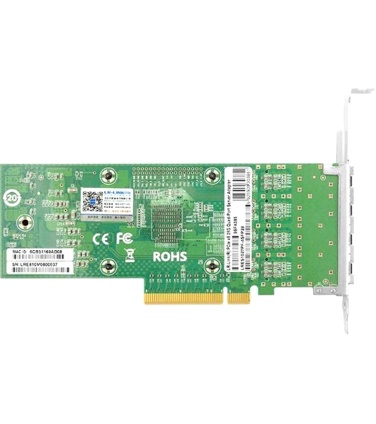 Сетевая карта LRES1027PF-4SFP28 PCIe v4.0 x8 4*SFP28 10/25G NIC Card (303851)