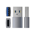 Адаптер Satechi USB Type-A to Type-C. Цвет серый космос., фото4