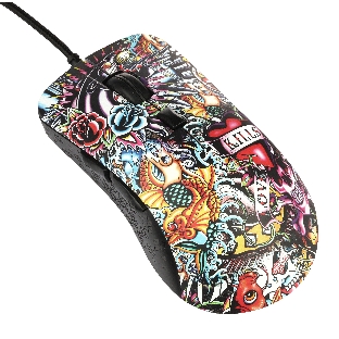 Мышь проводная Qumo Splash M40 черный, 3200 dpi, USB, кнопки - 6