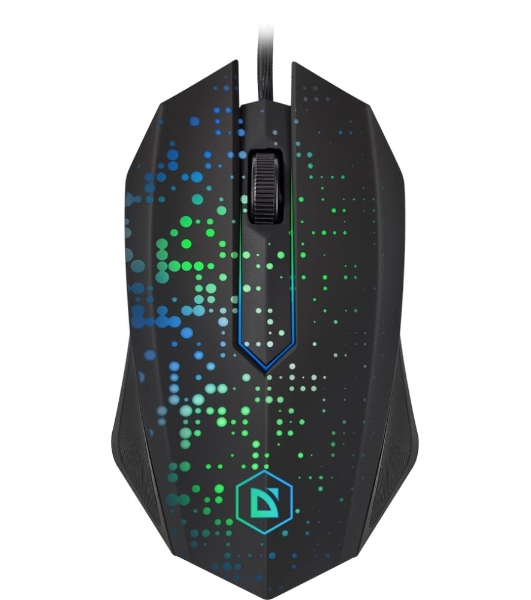 Мышь проводная Defender Event MB-754 черный, 1000 dpi, USB, кнопки - 3