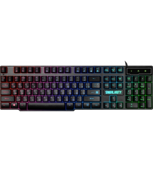 Комплект клавиатура+мышь Defender Singularity MKP-118 проводной, USB, 3200 DPI, чёрный