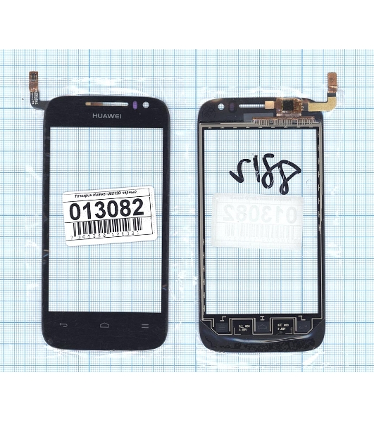 Сенсорное стекло (тачскрин) для Huawei Ascend G302D, черное