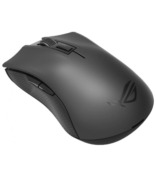 Мышь беспроводная ASUS ROG Strix Carry черный, 7200 dpi, радиоканал, Bluetooth, USB, кнопки - 6