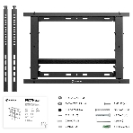 Настенное крепление ONKRON PRO7 Mдля видеостен 40”-70', черный, фото15