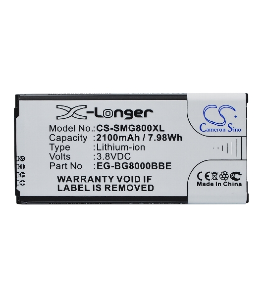 Аккумулятор CameronSino CS-SMG800XL BG-BG800BBE для Samsung Galaxy S5 Mini SM-G800F3.85V, 2100mAh, 8.09Wh