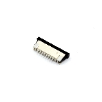 Разъем FPC Half Coverage Top Contact 1.0K-BS-8PWB 8 pin высота 2мм шаг 1мм, фото 1