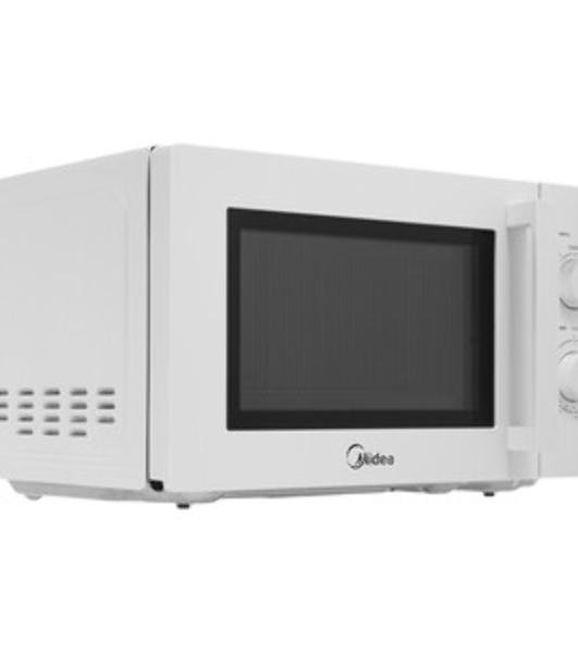 Микроволновая печь Midea MM720CY6-W белый, 20 л, 700 Вт, переключатели - поворотный механизм