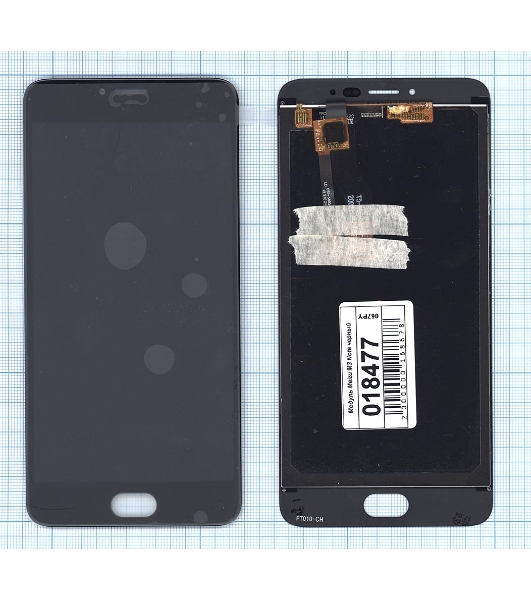 Дисплей для Meizu M3 Note M681H черный