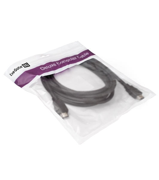Кабель HDMI Exegate EX287731RUS EX-CC-HDMI2-3.0 (19M/19M, HDMIv2.0, 3м, 4K UHD, Ethernet, позолоченные контакты)