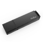 Флешка USB Netac U351 (NT03U351N-064G-20BK), 64Gb, USB 2.0, R/W 25/10, черный, фото 1