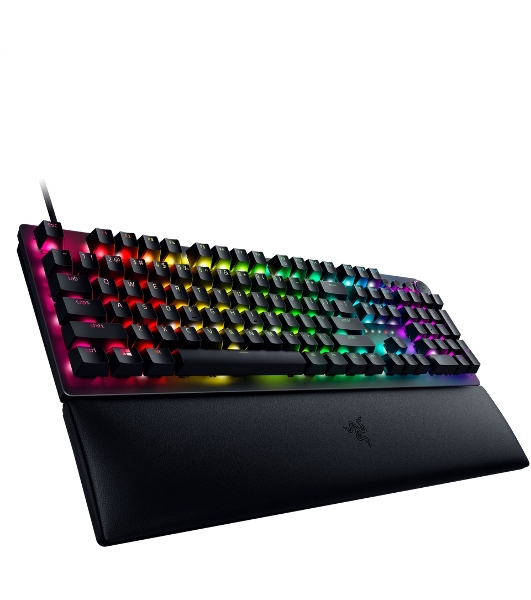 Клавиатура проводная игровая Razer Huntsman V2 (Purple Switch) - Russian Layout Gaming Keyboard