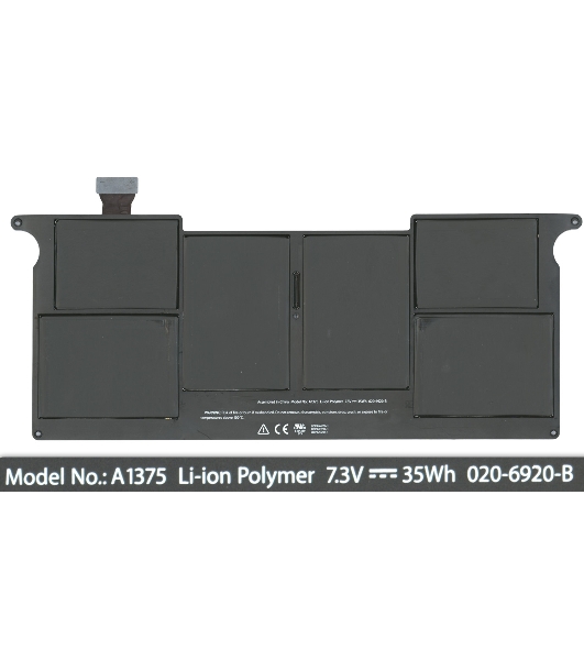 Аккумуляторная батарея для ноутбука Apple MacBook Air A1375 35Wh