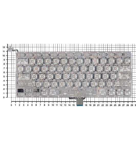 Клавиатура для ноутбука Apple Macbook A1342 2009/2010 белый 13,3' плоский Enter