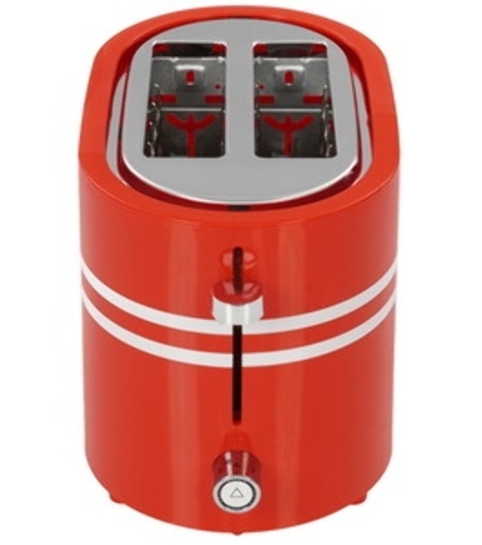 Тостер BQ T1004 Spartak красный, 1000 Вт, 2 слота
