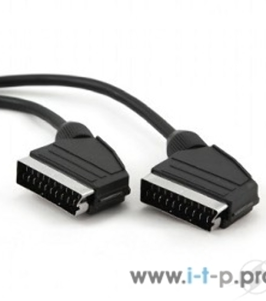 Кабель аудио/видео Gembird CCV-518, SCART/SCART, 21pin, 3м